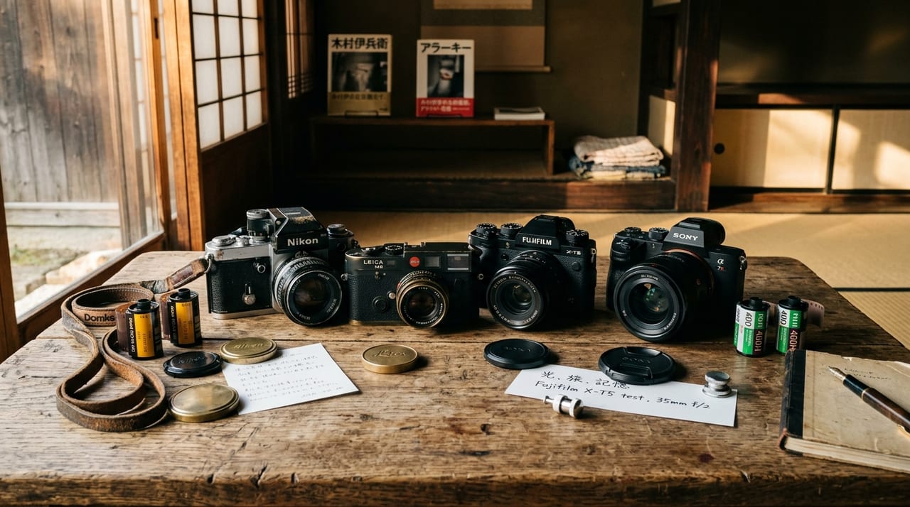 日本のカメラ・写真機材購入完全ガイド2026|デジタル一眼・フィルム復権・中古カメラ市場の賢い歩き方