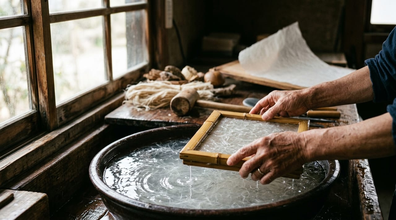 和紙の手漉き体験完全ガイド|日本の伝統紙づくりを旅先で学ぶ