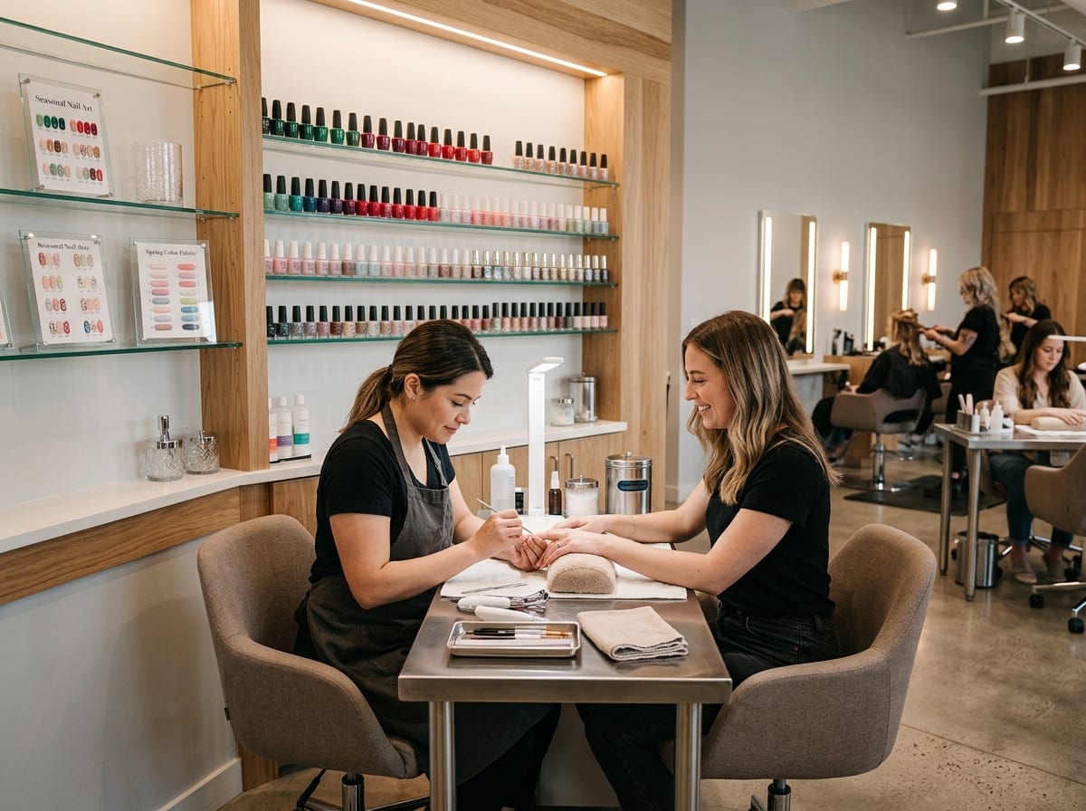 Nail Salon Leopard