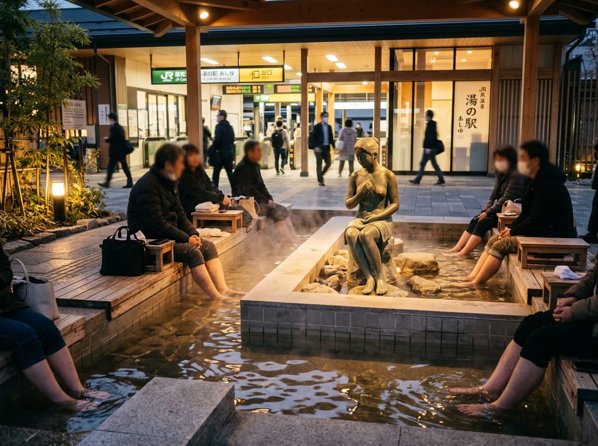 指宿駅前足湯
