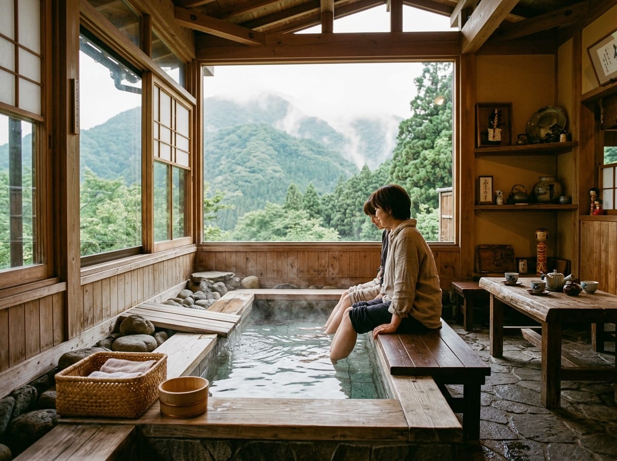 天翠茶寮 足湯カフェ『待宵』