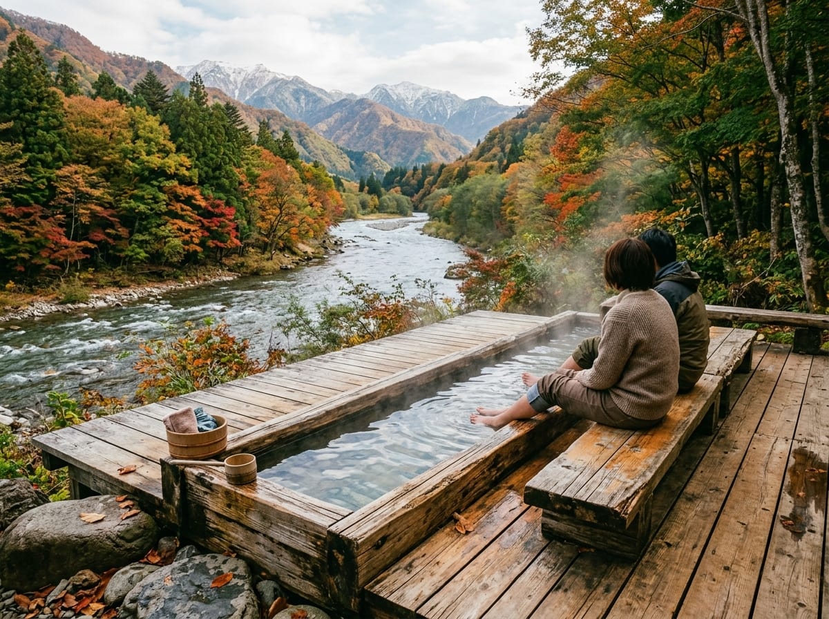 庄川水記念公園 足湯
