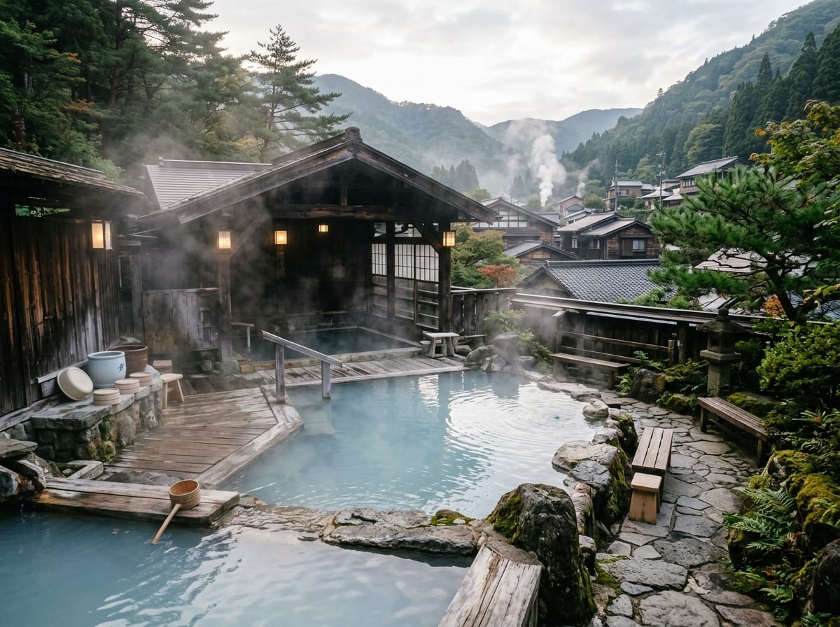 共同浴場 神の湯 足湯