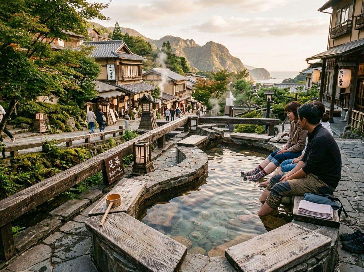 浅虫源泉公園足湯