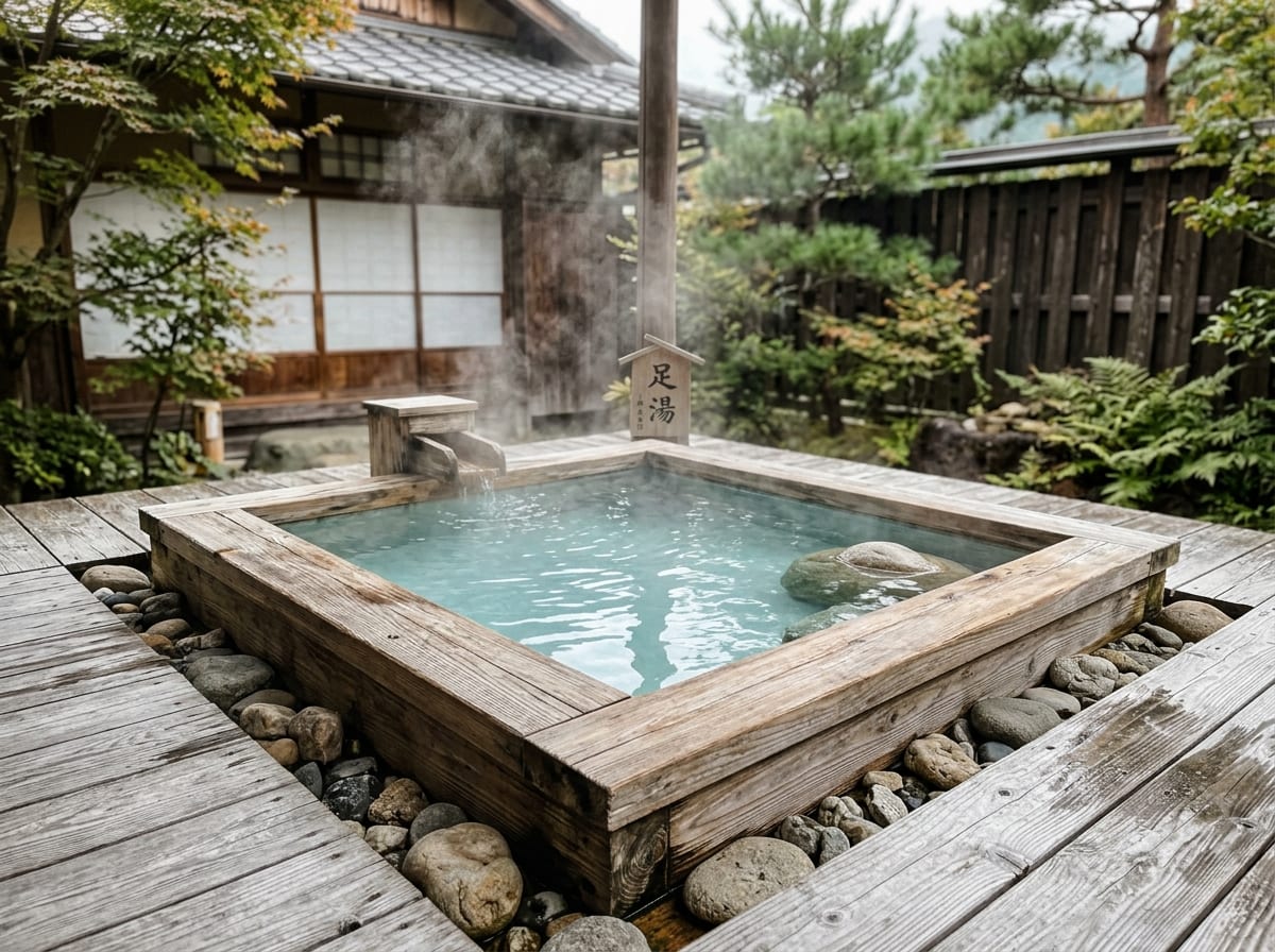 道後プリンスホテル 足湯