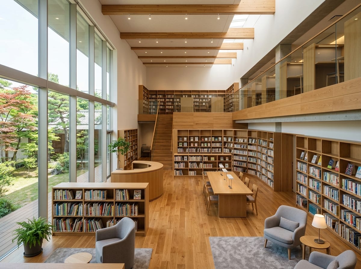 南アルプス市中央図書館