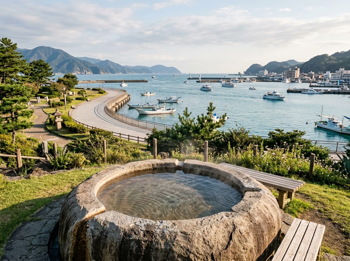 海遊の足湯