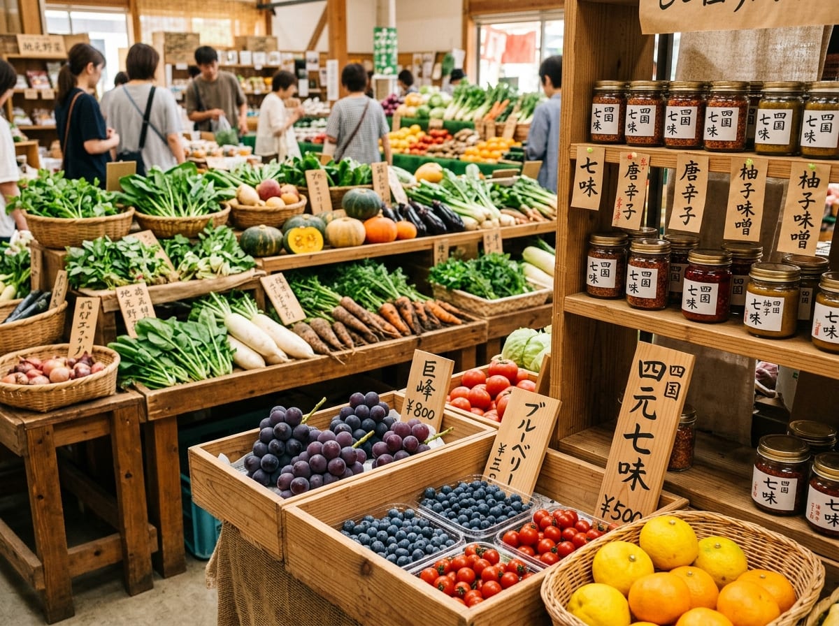 道の駅みまの里 産地直売所