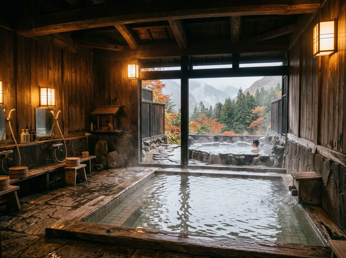肘折温泉 カルデラ温泉館