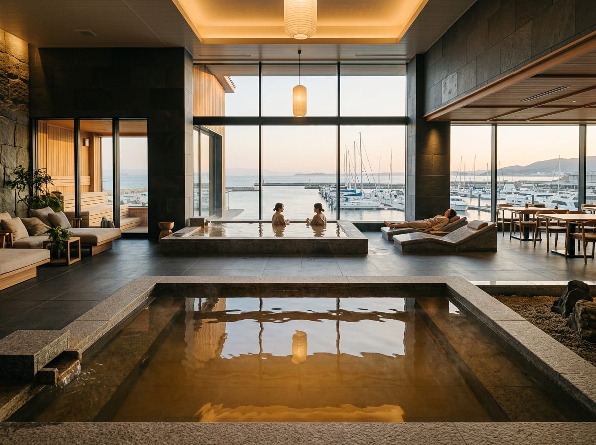 潮芦屋温泉 スパ水春