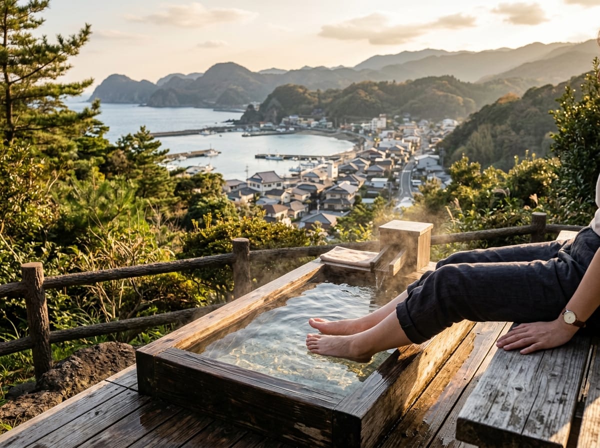 みはらしの足湯