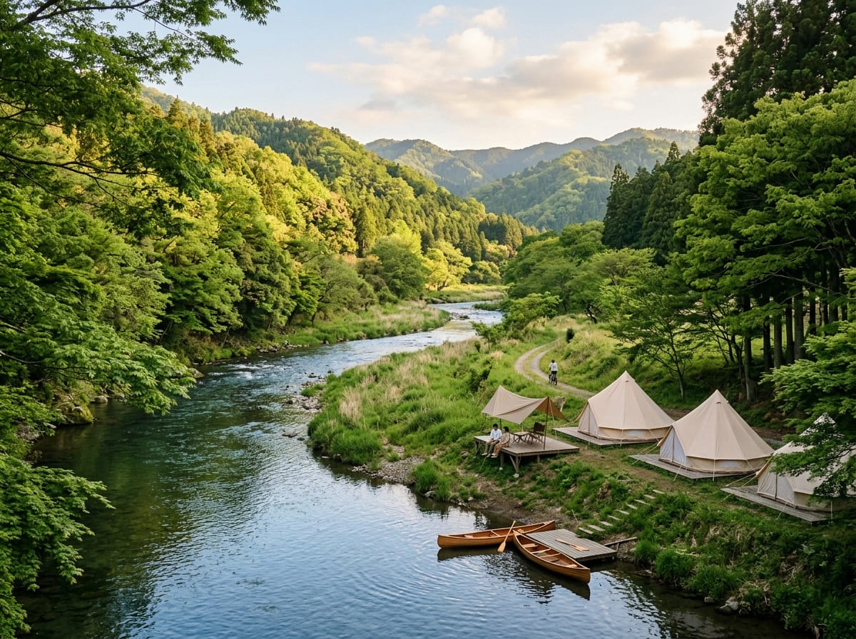 和水江田川カヌー・キャンプ場(なごみキャンプ)