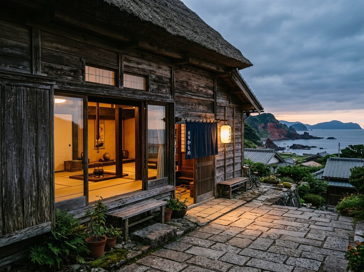 古風の宿孤島