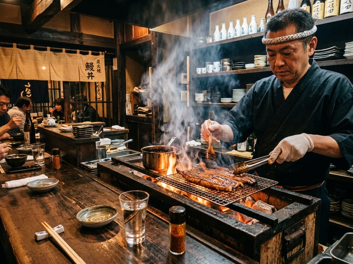 炭焼鰻はじめ