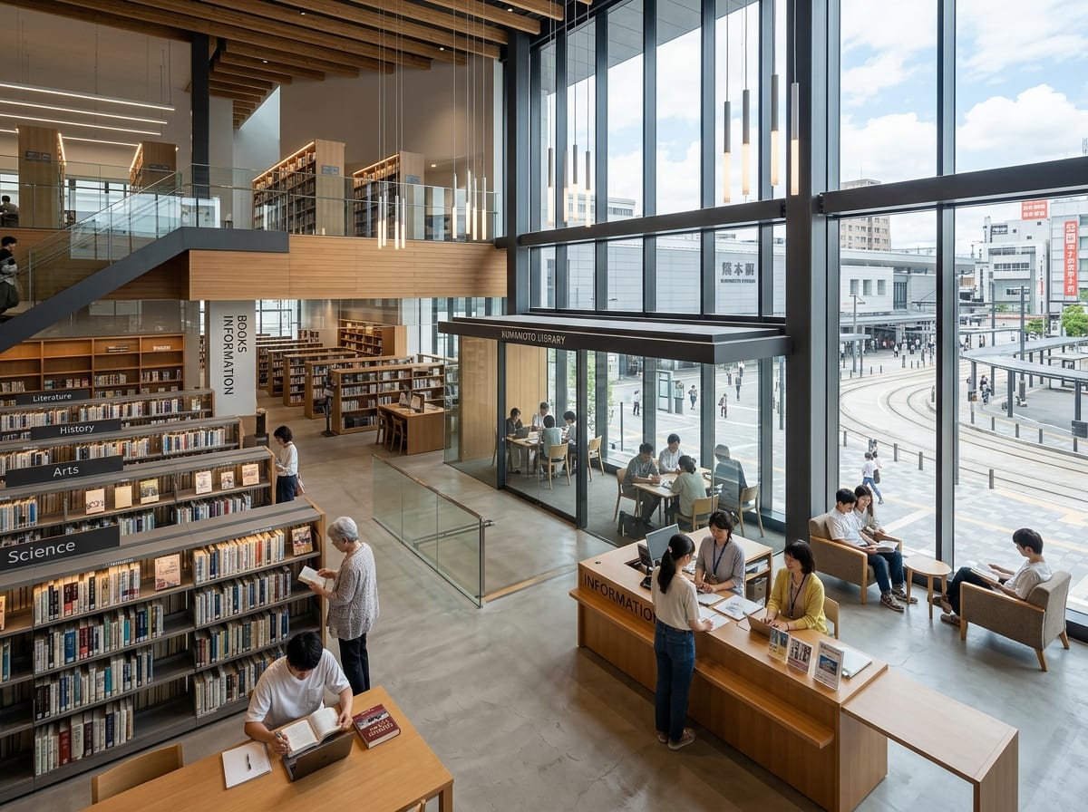 くまもと森都心プラザ図書館