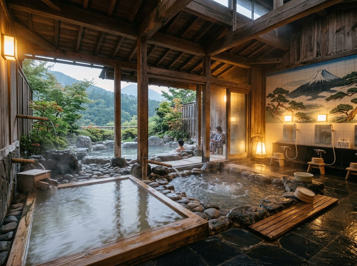 源泉掛け流しの湯 湯殿館