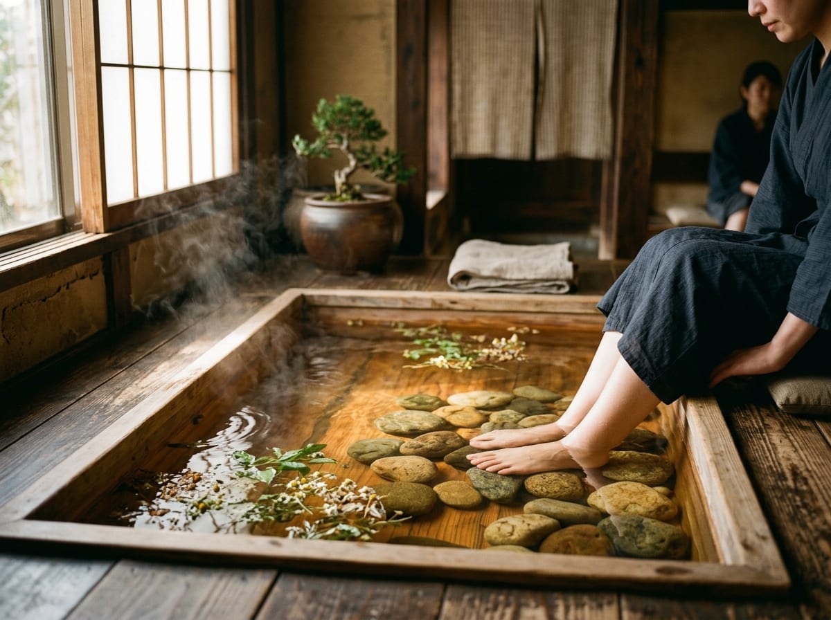 元丈の足湯