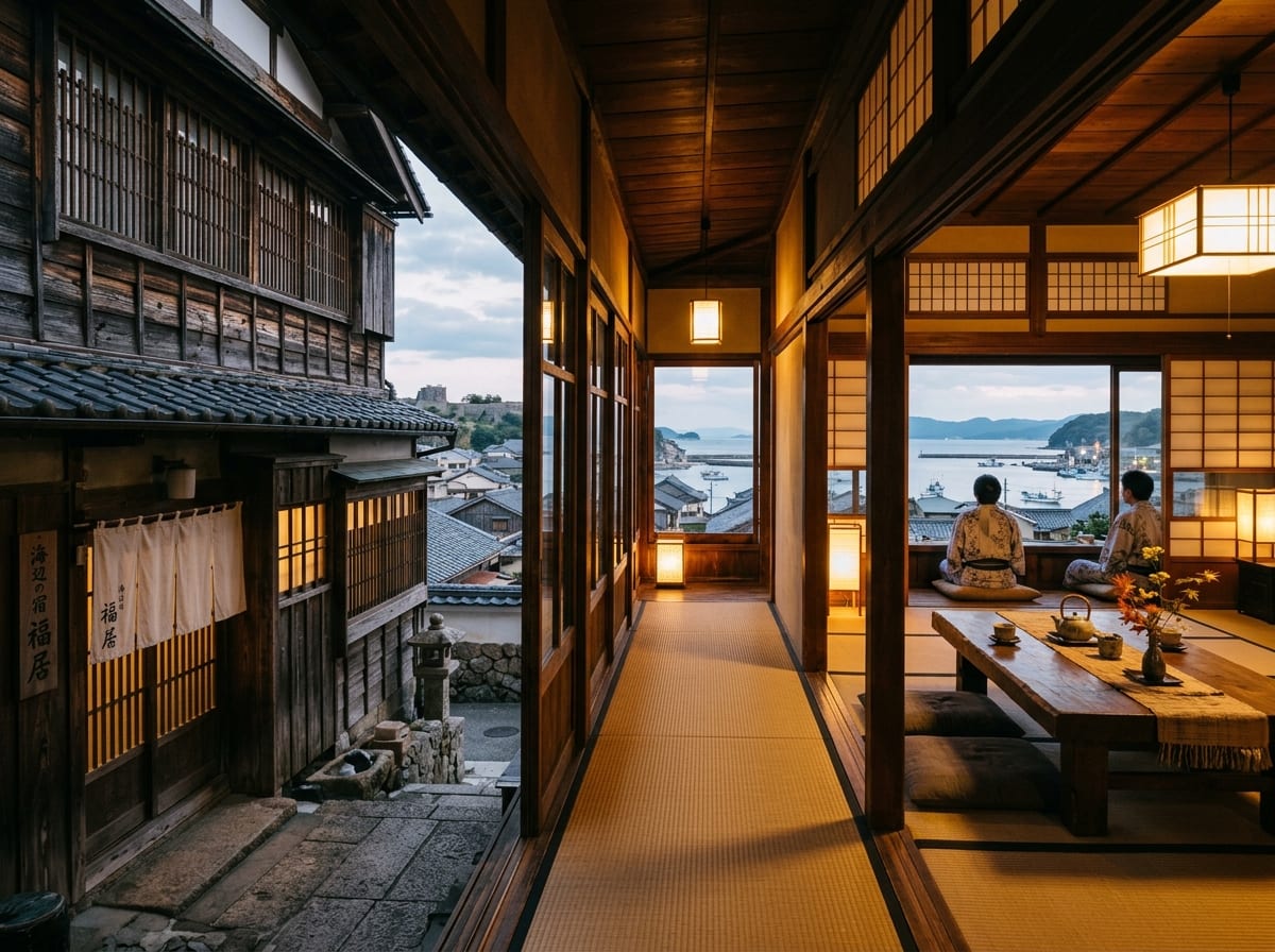 野窓 Nomadノマド Tsuwano GuestHouse Cafe Lounge - Single Bed in Mixed Dormitory Room