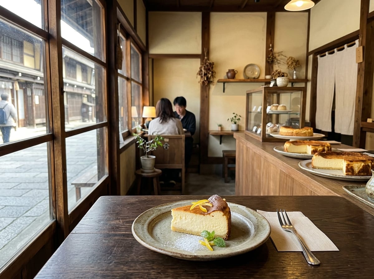 二十四 飛騨古川の小さなチーズ菓子屋 / classy café in city of Hida, Gifu prefecture named "nijushi"
