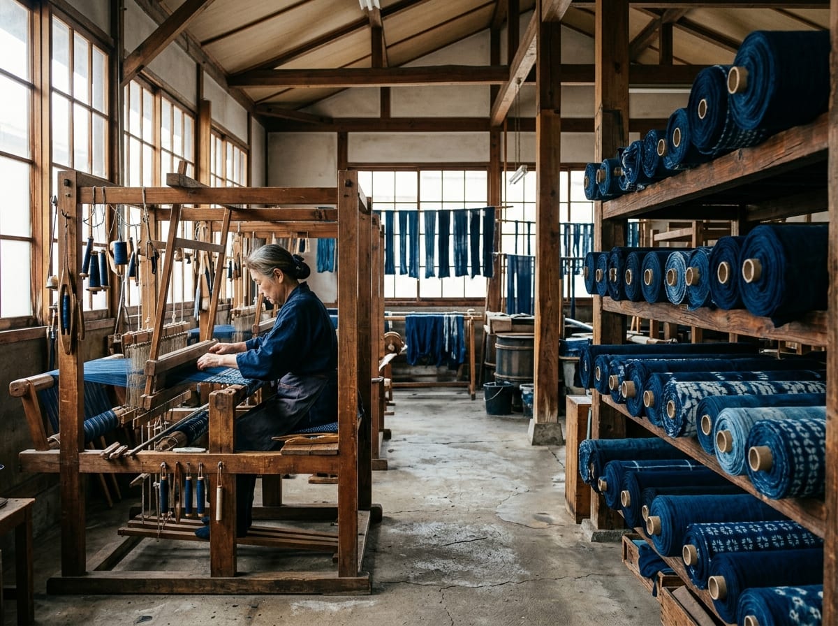織工房藍布屋（岡本織布工場）