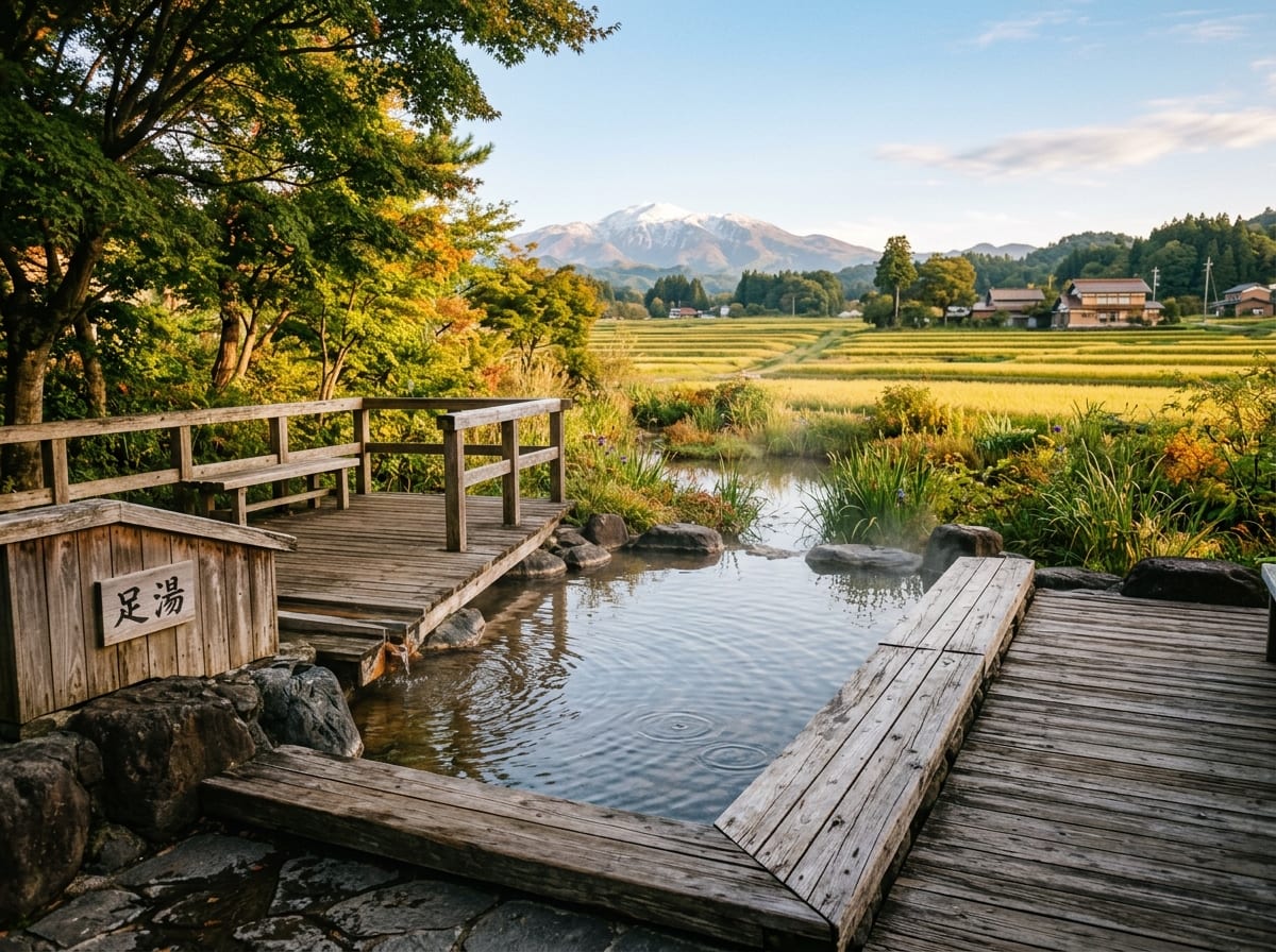 木場潟公園東園地 足湯