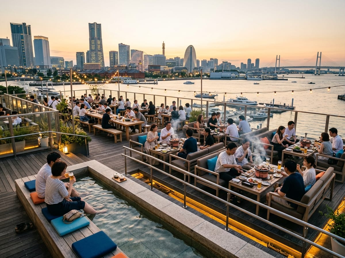 THE WHARF HOUSE 山下公園 足湯テラス