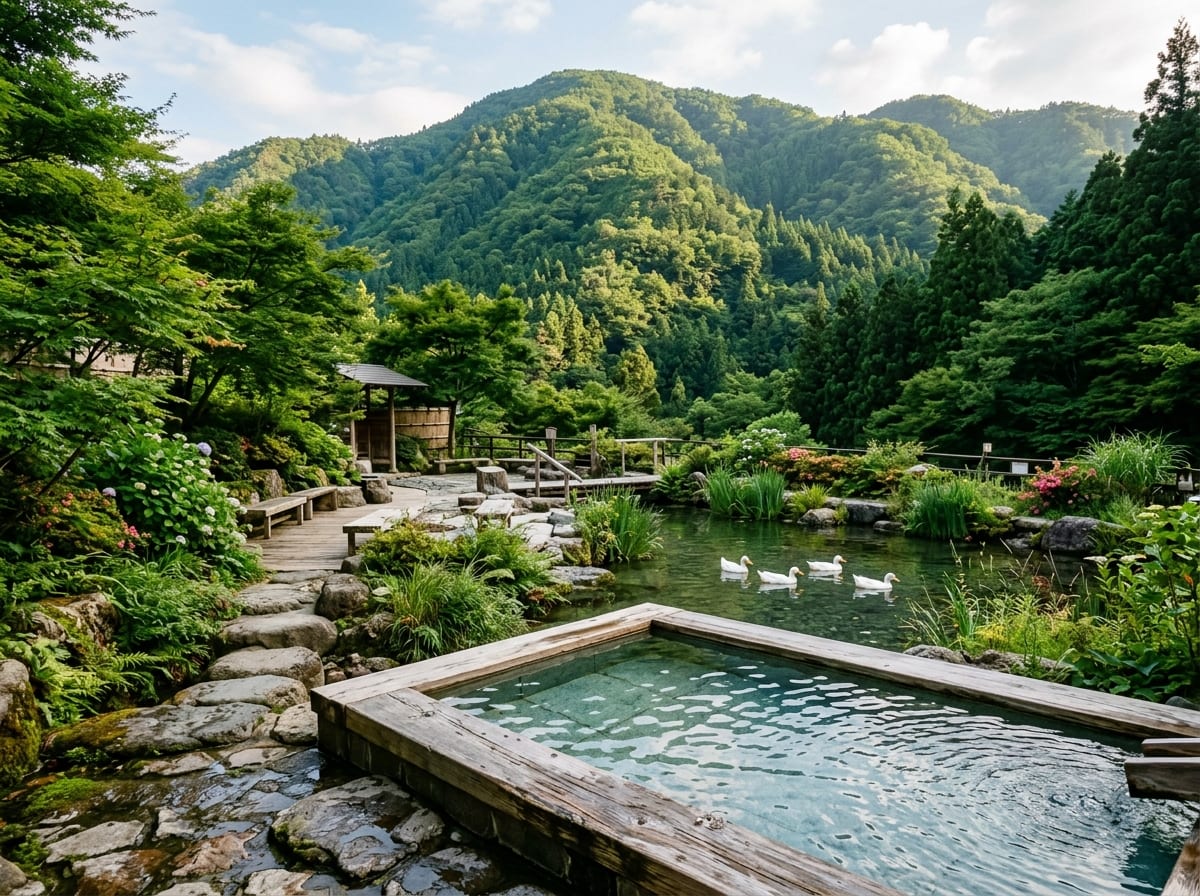 道の駅国上 足湯テラス（酒呑童子の湯）