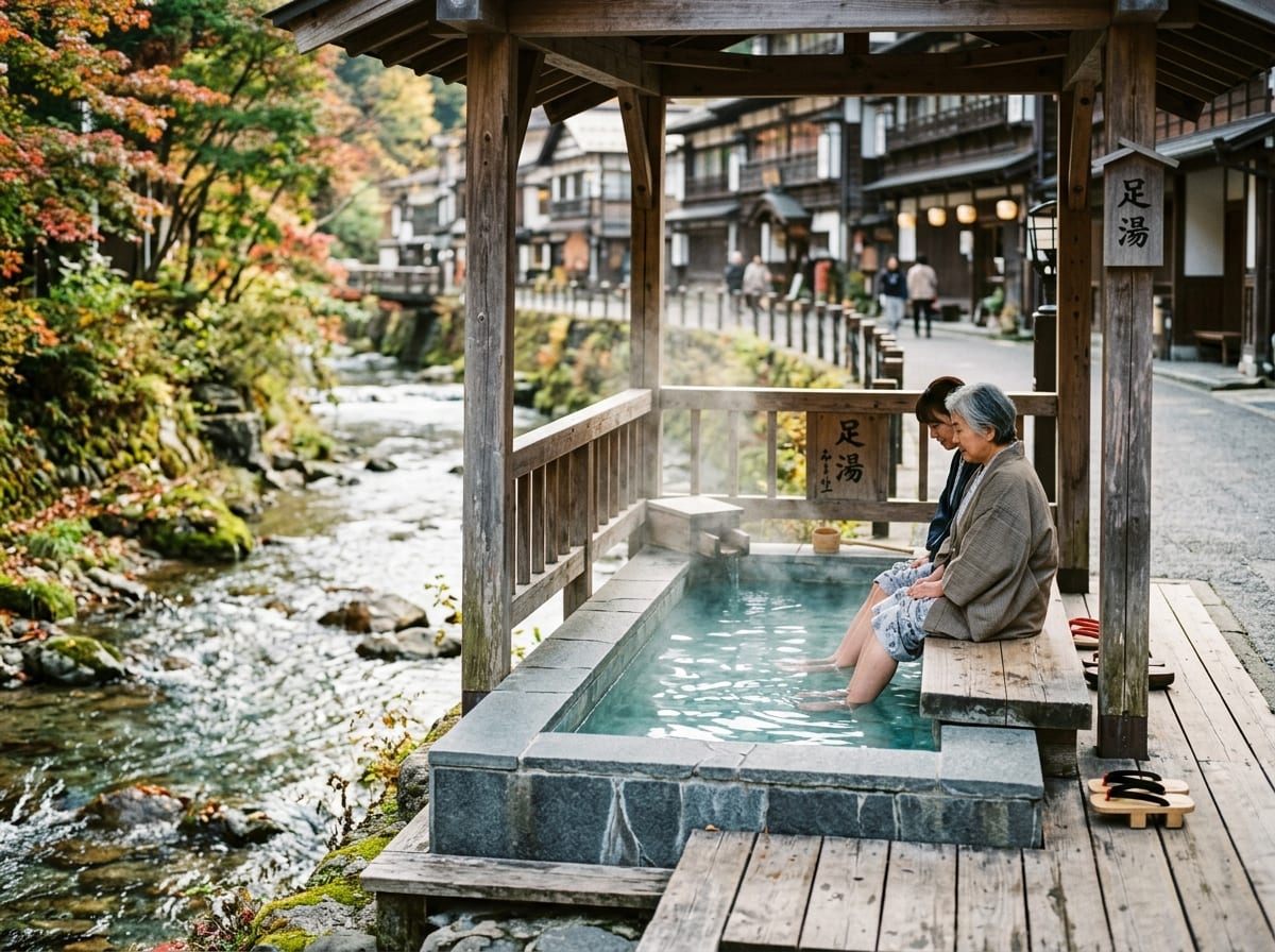あつみ温泉 足湯(あんべ湯・もっけ湯・もっしぇ湯)