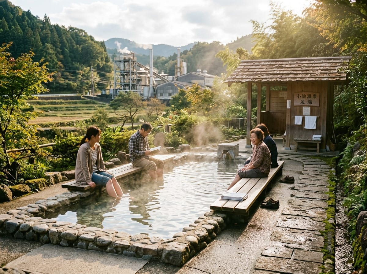 クリーンパーク長与 足湯