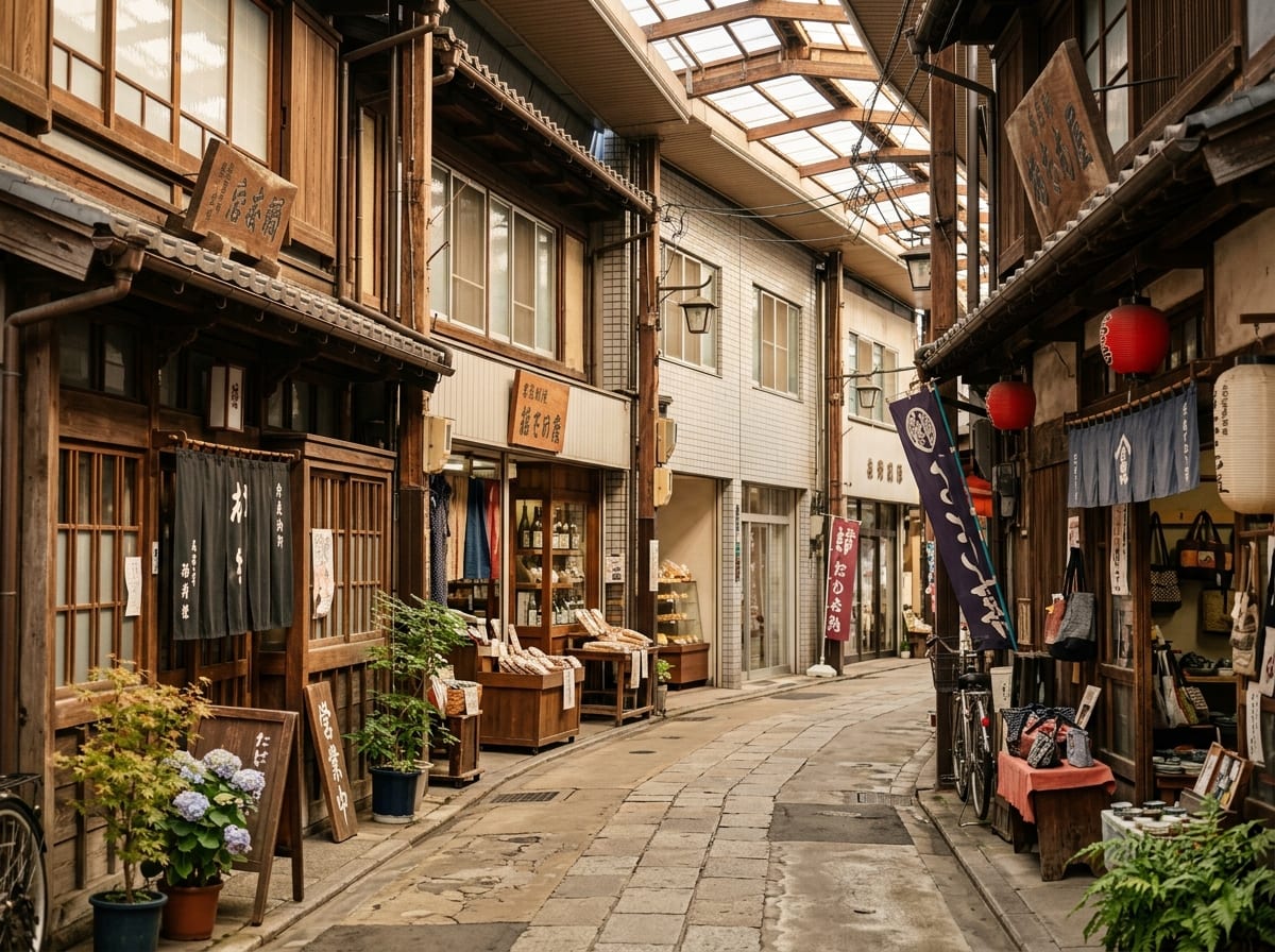 八町大路（臼杵市中央通り商店街）