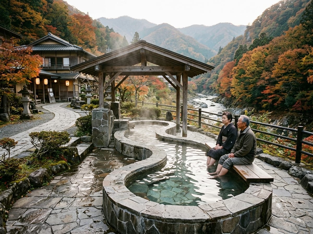 磯部温泉 足湯