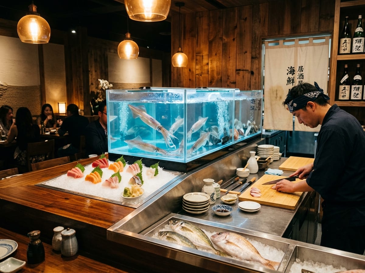 活いか・活魚料理 若新