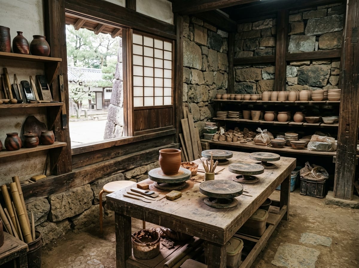 岡山城備前焼工房